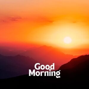 good morning sunrise image